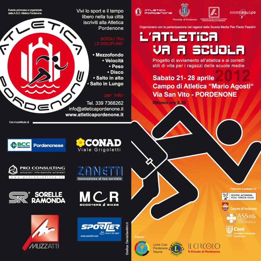 Atletica va a Scuola Pordenone 2012