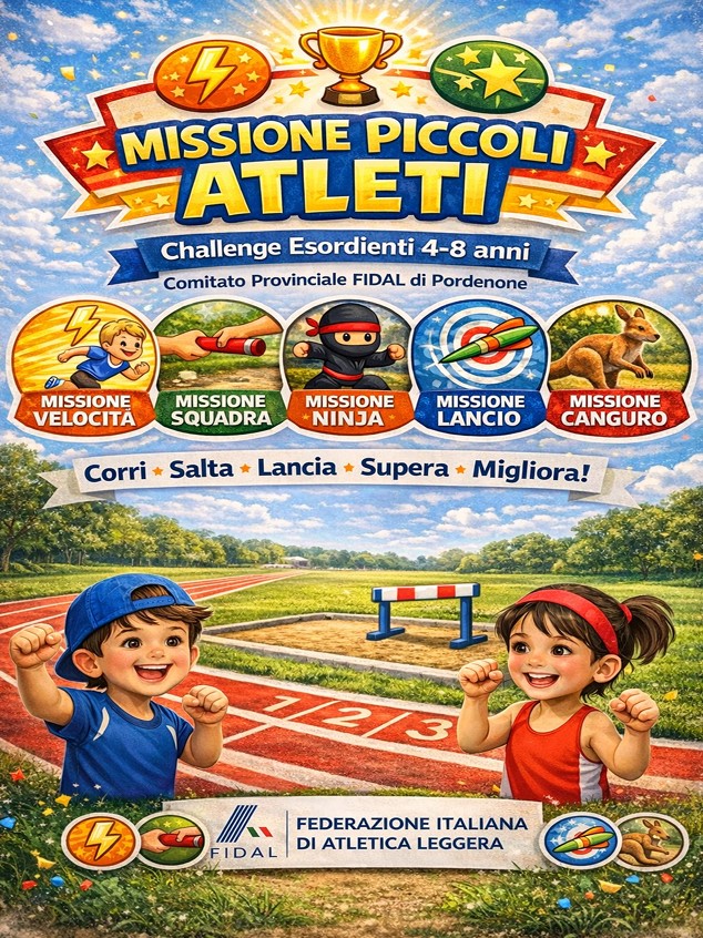 Missione Piccoli Atleti | Evento Bambini Atletica Pordenone
